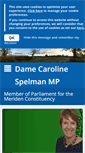 Mobile Screenshot of carolinespelman.com